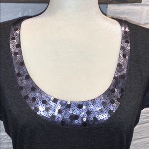 EUC NY&Co Embellished Tunic top